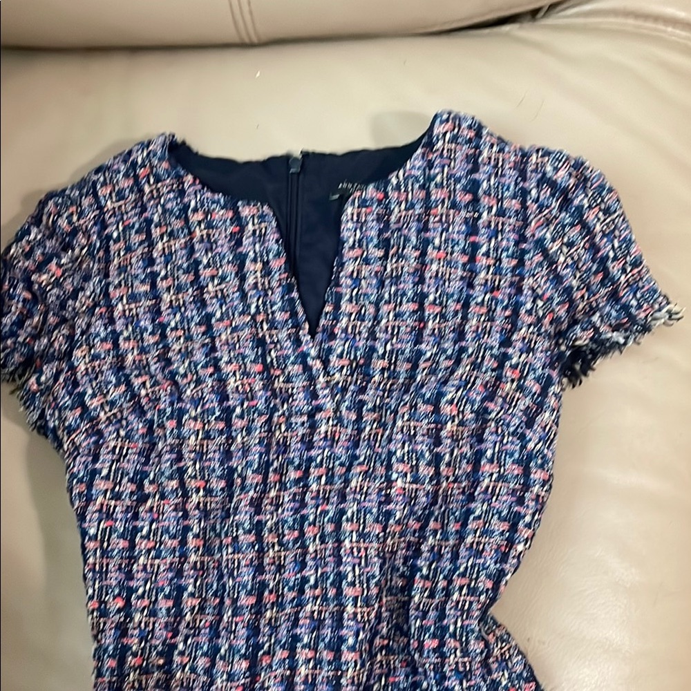 Ann Taylor Midnight Blue Petite Dress